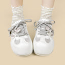 Tabby & Fish Kawaii White Mesh Sneakers – Women’s Cat Bobo's House 