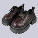 Teddy Bear Dark Kawaii Platform Oxford Shoes - Women's Bear Bobo's House US 5 | EU 35 