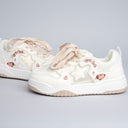 Ultra Breezy Mesh Capybara Everyday White Sneakers - Women's Bobo's House 