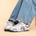 Ultra Chubby Kabbu Sharku Casual White Sneakers - Women's Shark Bobo's House 