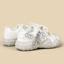 Ultra Chubby Kabbu Sharku Cream Chunky Sneakers – Women's Shark Bobo's House 