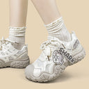 Ultra Chubby Kabbu Sharku Cream Chunky Sneakers – Women's Shark Bobo's House 