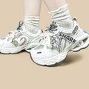 Ultra Chubby Kabbu Sharku Cream Platform Sneakers – Women's Shark Bobo's House 