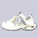 Ultra Chubby Kabbu Sharku Cream Platform Sneakers – Women's Shark Bobo's House 