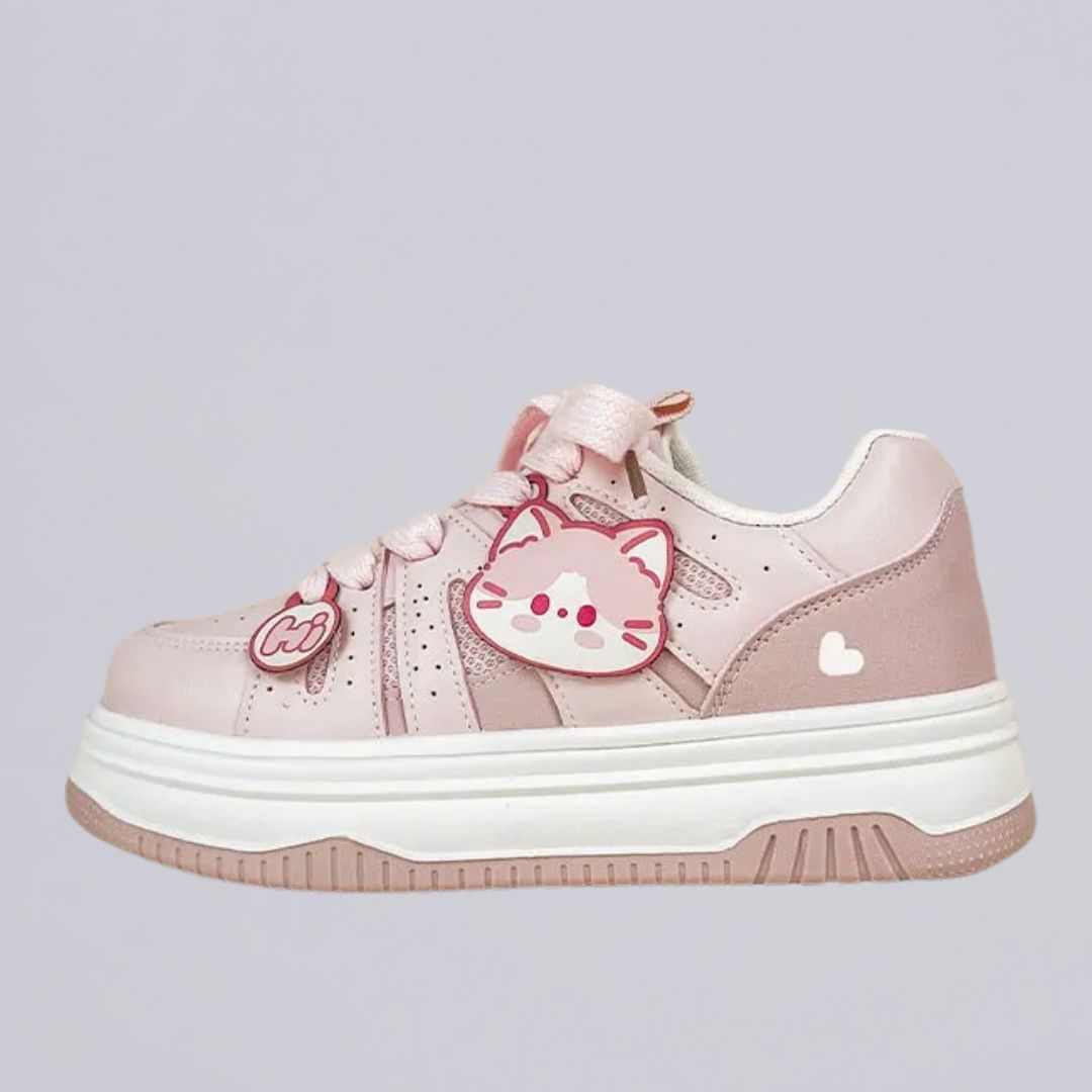 Ultra Chubby Kitty Chunky Pink Shoes - Women's Bobo's House US 5 | EU 35 