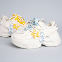 Ultra Chunky Sole Bright Star White Sneakers - Women's Bobo's House 