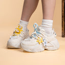 Ultra Chunky Sole Bright Star White Sneakers - Women's Bobo's House 