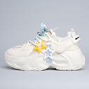Ultra Chunky Sole Bright Star White Sneakers - Women's Bobo's House US 5 | EU 35 