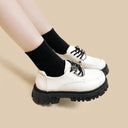 Ultra Chunky Sole Compass Stars Classic Loafers - Women's Bobo's House 