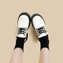 Ultra Chunky Sole Compass Stars Classic Loafers - Women's Bobo's House 