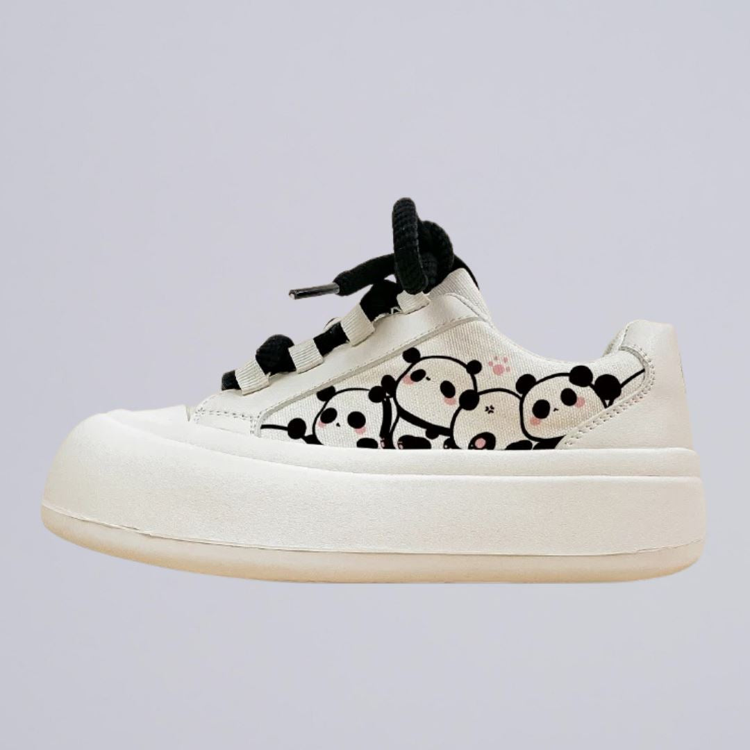 Ultra Chunky Sole Panda Casual Sneakers - Women's Bobo's House US 5 | EU 35 