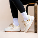 Ultra Cute Capybara White Sneakers - Women's Bobo's House 