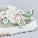 Ultra Cute Sea Snake Chunky Green Shoes - Women's Bobo's House 