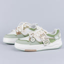 Ultra Cute Sea Snake Chunky Green Shoes - Women's Bobo's House 