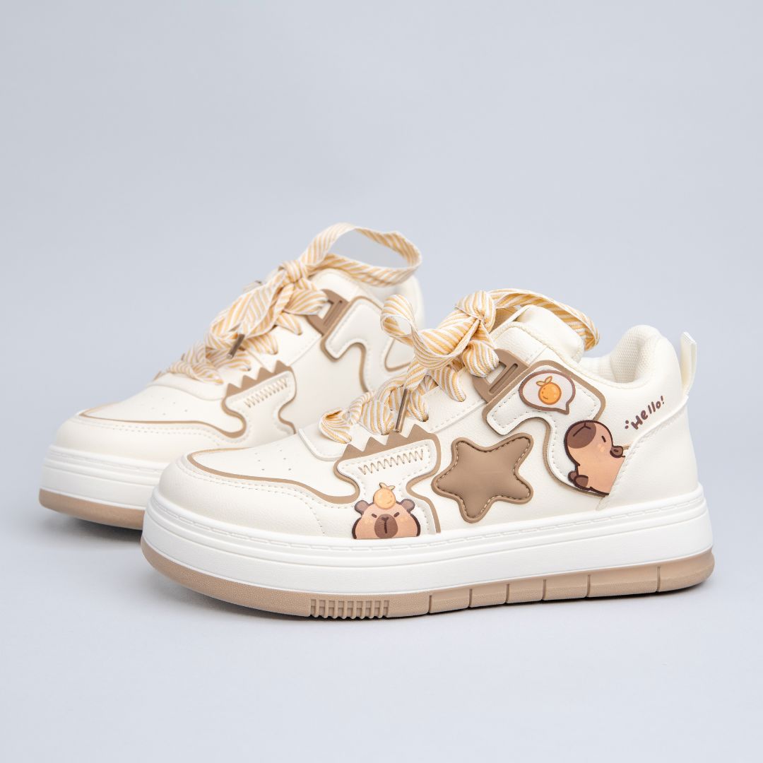 Ultra Friendly Capybara Chunky Mid Top Shoes - Women's – Bobo's House
