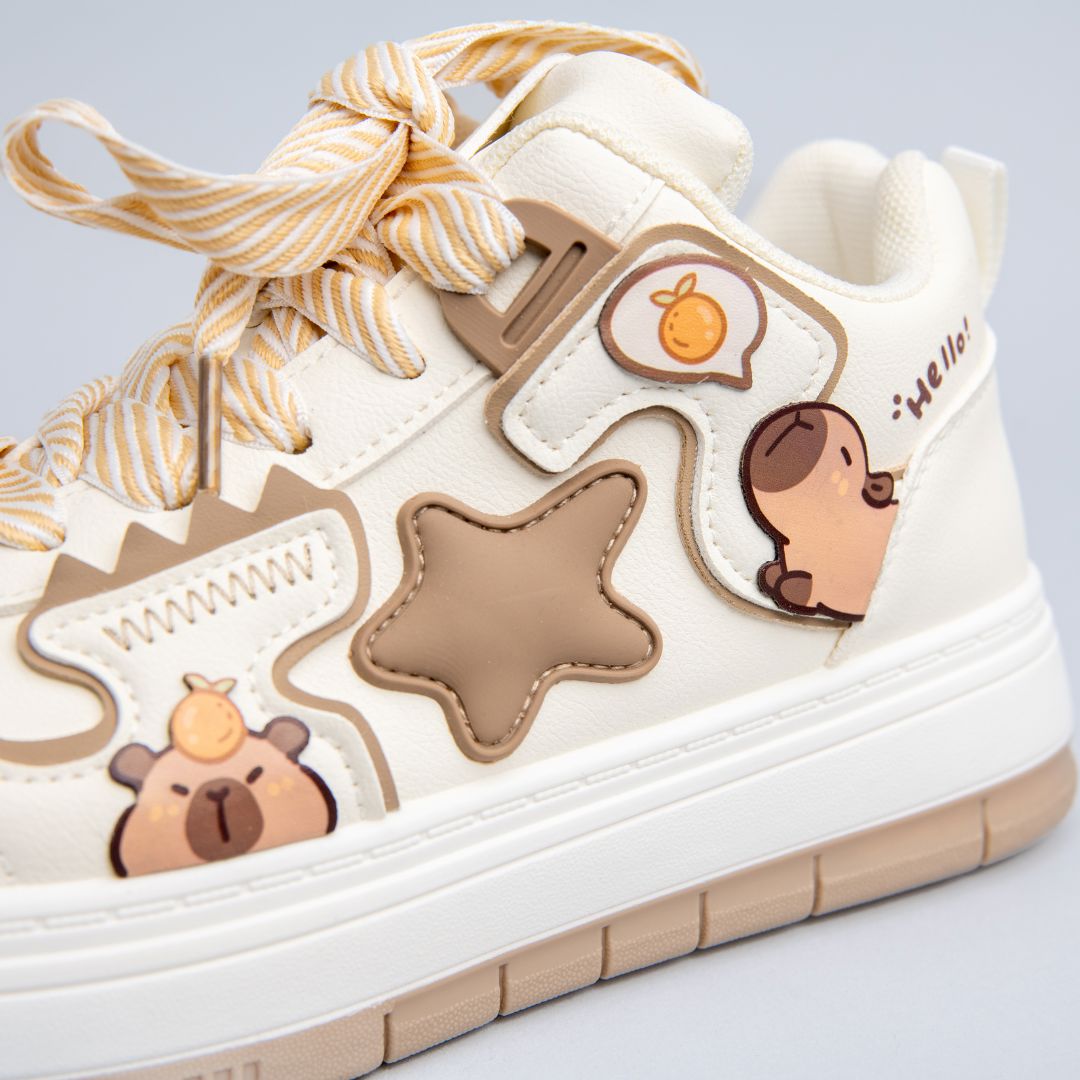 Ultra Friendly Capybara Chunky Mid Top Shoes - Women's – Bobo's House