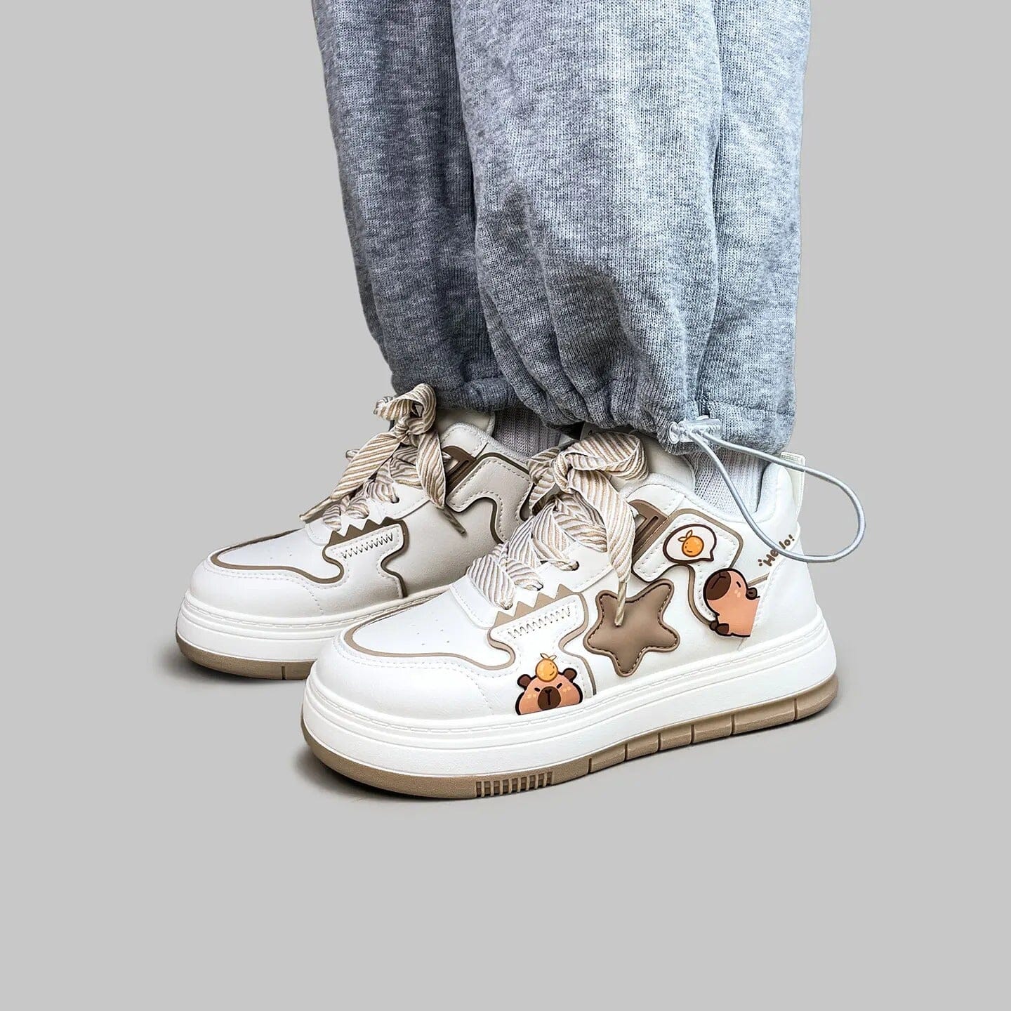 Ultra Friendly Capybara Chunky Mid Top Shoes - Women's – Bobo's House