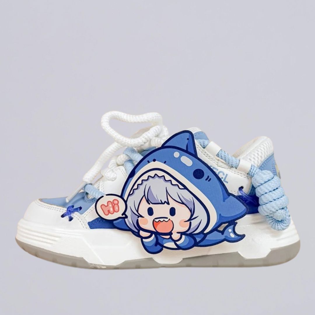 Ultra Friendly Shark Girl Chunky Shoes - Unisex Bobo's House M 3.5 | W 5.5 | EU 36 