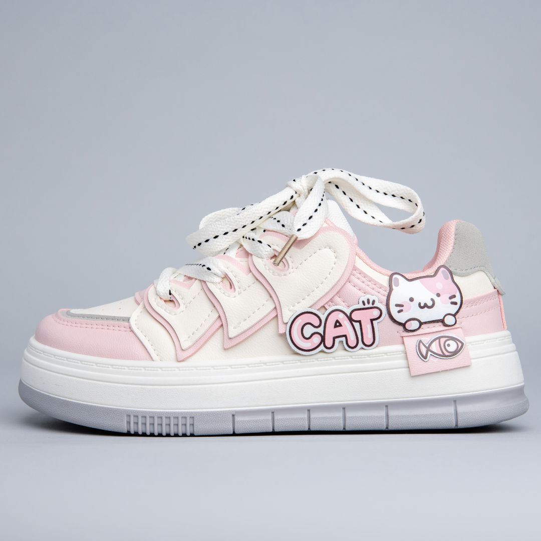Ultra Hungry Kitty Cat Casual Chunky Shoes - Unisex Cat Bobo's House M 3 | W 5 | EU 35 