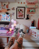 Ultra Kawaii Kitty Colorblock White Sneakers - Women's 0 Bobo's House 