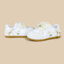 Wildflower Lace Bow Casual Sneakers – Women’s Butterfly Bobo's House 