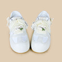 Wildflower Lace Bow Casual Sneakers – Women’s Butterfly Bobo's House 