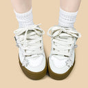 Winter Kawaii Snowflake Low Top Mesh Sneakers - Unisex Floral Bobo's House 