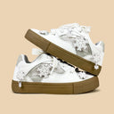 Winter Kawaii Snowflake Low Top Mesh Sneakers - Unisex Floral Bobo's House 