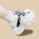 Y2K Heart Bunny Charm Chunky Sneakers - Women's Bunny Bobo's House 