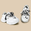 Y2K Heart Bunny Charm Chunky Sneakers - Women's Bunny Bobo's House 