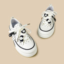 Y2K Heart Bunny Polka Dot Platform Canvas Sneakers – Women's Bunny Bobo's House 
