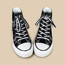 Y2K Lucky Clover Chain High Top Canvas Shoes - Unisex Bobo's House 