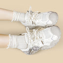 Ultra Chubby Kabbu Sharku Cream Chunky Sneakers – Women's