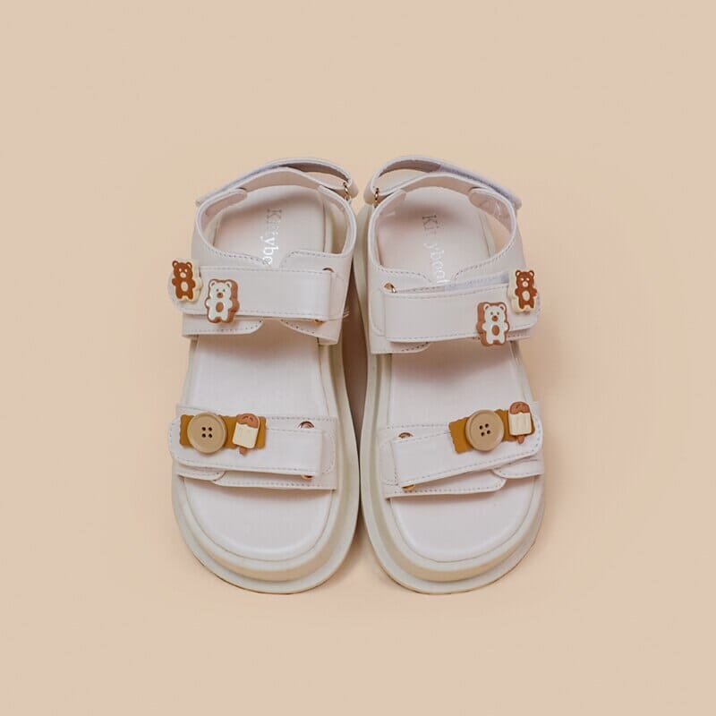 Bear-y Sweet Summer Ice Cream Leather Platform Sandals - Women&#39;s 0 Bobo&#39;s House US 5 | EU 35 