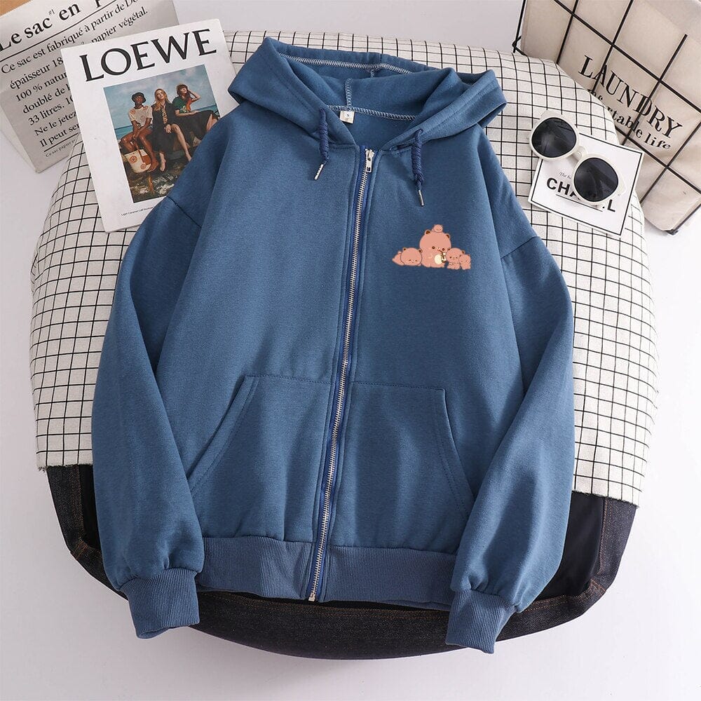 Friends zip outlet up hoodie