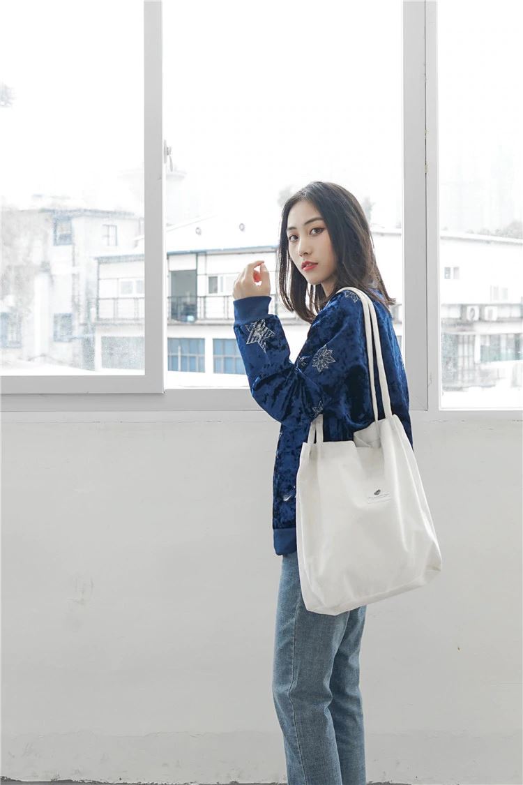 BTS BT21 Official Goods Eco Canvas Shoulder Tote Bag Purse Women Line  Friends | eBay