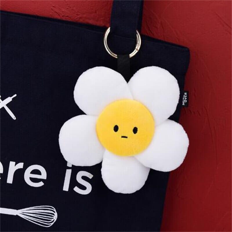 Feeling Meh Flower Plushie Keychain Accessories Bobo&#39;s House 