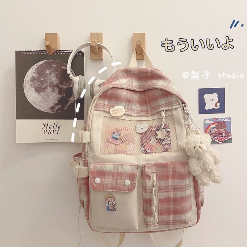 High School Students Junior High Primary And Secondary College Ins Style Backpacks backpack Bobo&#39;s House 