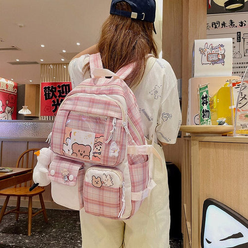 High School Students Junior High Primary And Secondary College Ins Style Backpacks backpack Bobo's House 