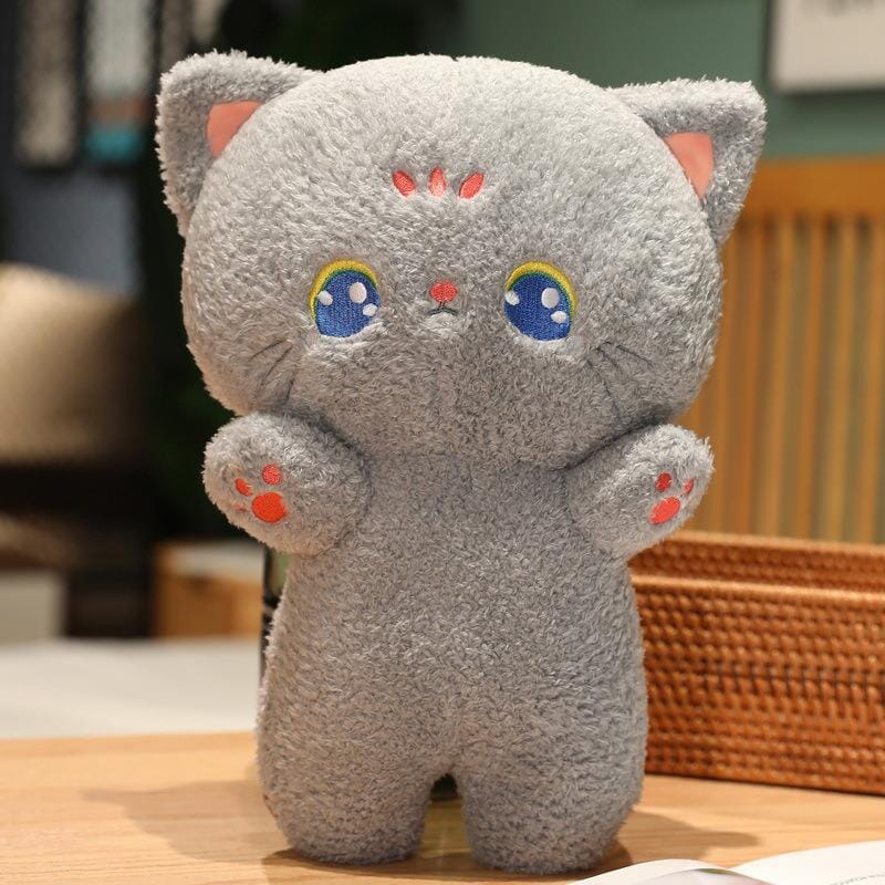 Sparkly Eyed Kawaii Animal Plushies - 35 cm Pillows Bobo&#39;s House Kitty 